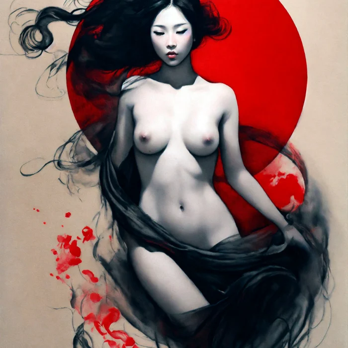 arte japones arte digital creativo Arleka Art Prompt