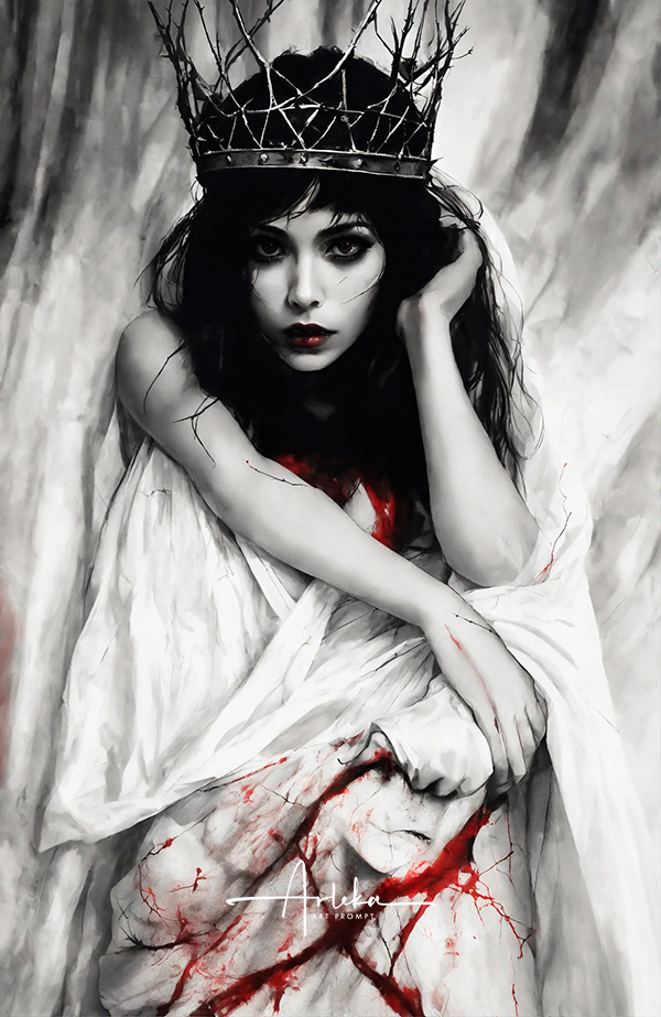 arte oscuro arte digital Arleka Art Prompt