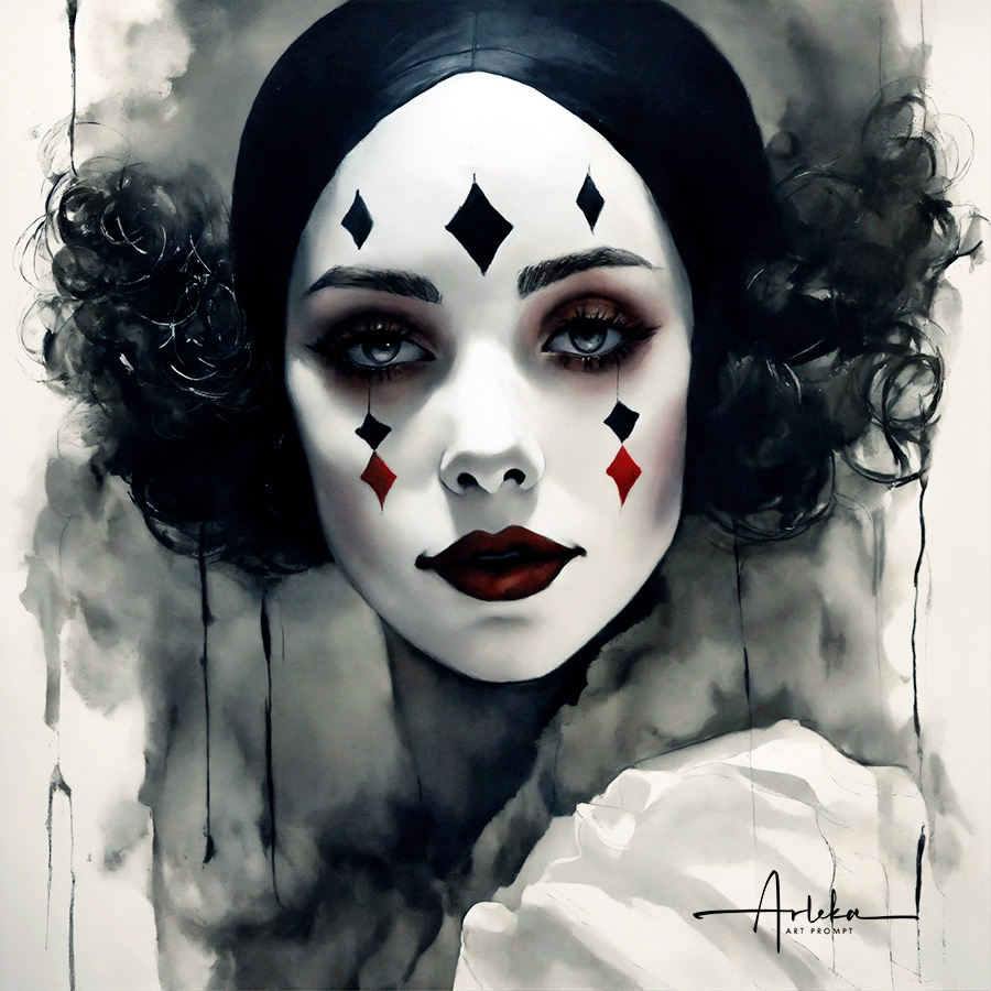 carnaval Venecia arte digital creativo con inteligencia artificial arleka art prompt