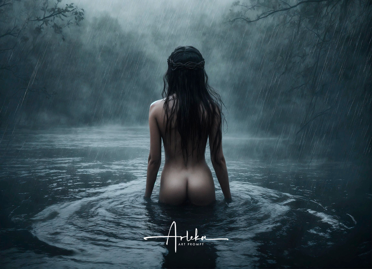 desnudo creativo arte digital creativo Arleka Art Prompt