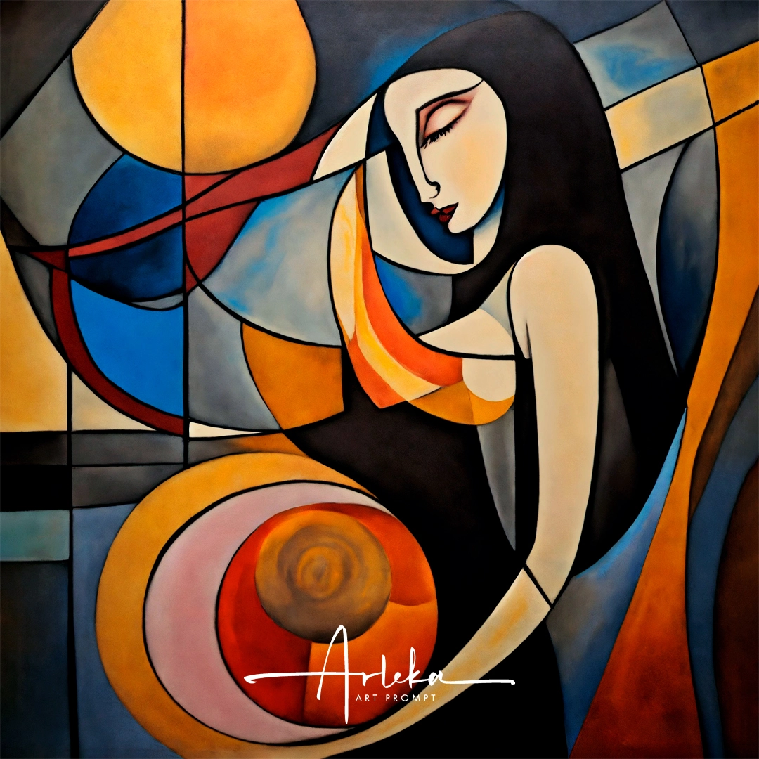cubismo arte digital con inteligencia artificial