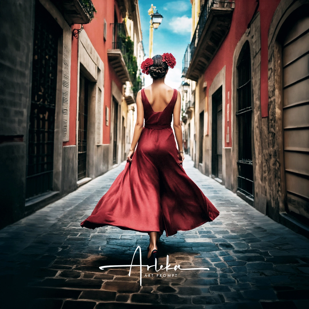 flamenca arte digital con IA