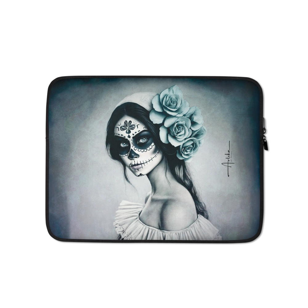 funda portátil colección Arleka Catrina de Rosas Heladas