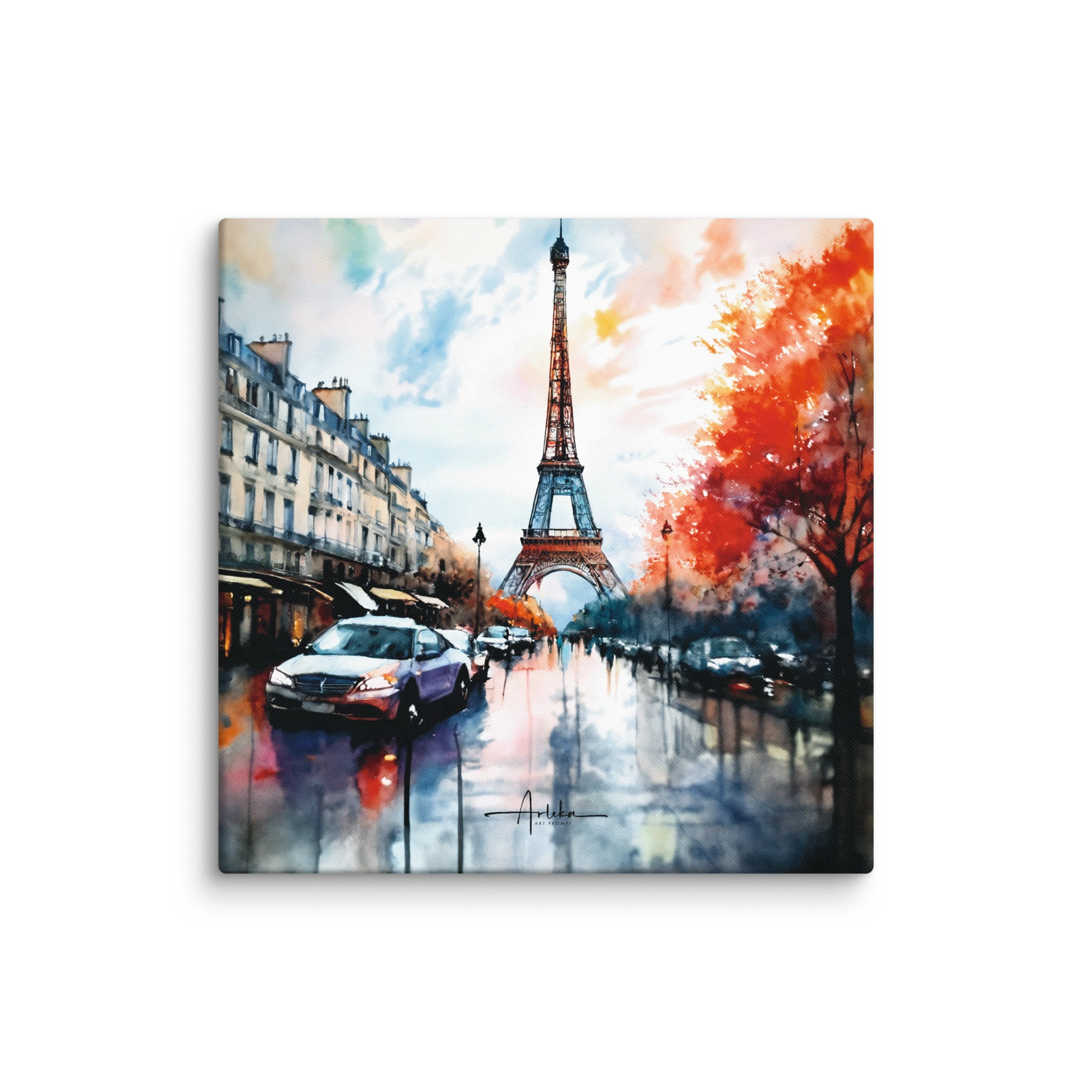 Lienzo artístico de arte digital exclusivo de Arleka, ideal para decorar con estilo y personalidad