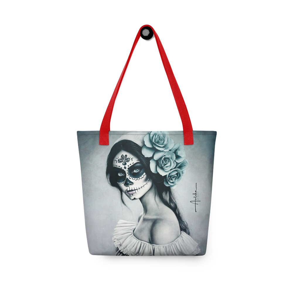 Bolsa de tela tote bags colección Arleka Catrina de Rosas Heladas