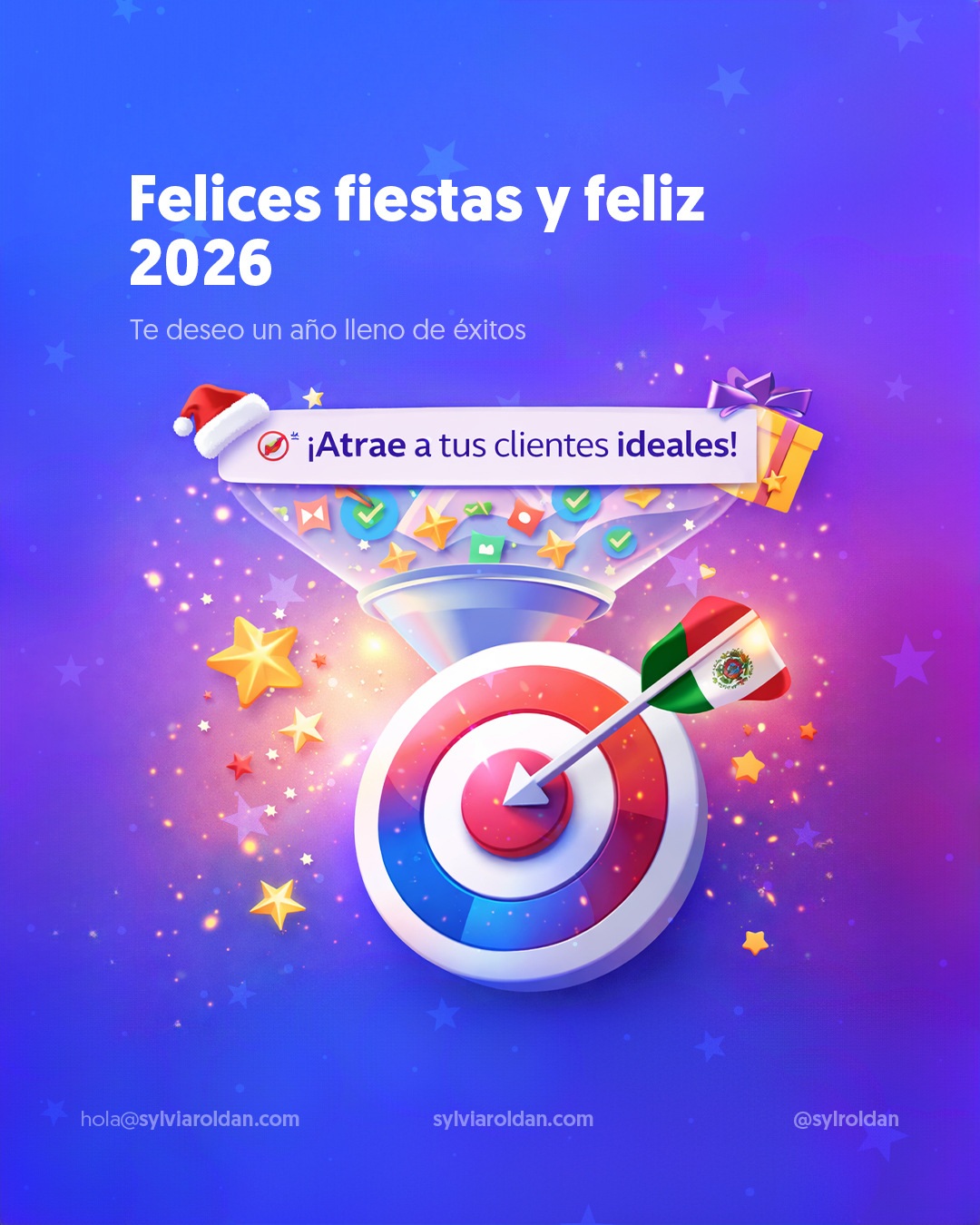 diseño para redes sociales felicitación año Nuevo